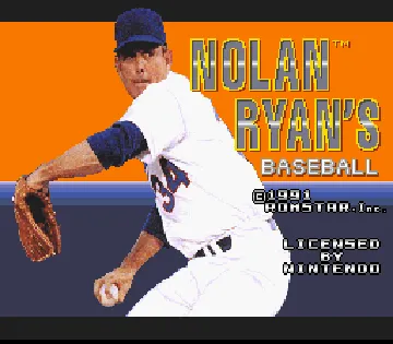 Nolan Ryan's Baseball (USA) screen shot title